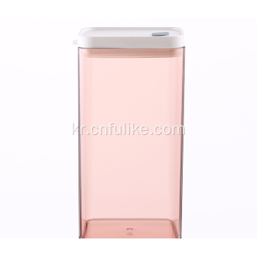 사각형 플라스틱 간식 저장 상자 1500ml